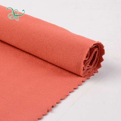 China supplier polyester stretch  two side peach brushed jersey fabric for underwear