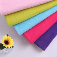 20% Off Wholesale 48 Colors Double Side Brush One Side Anti Pilling Micro Tela Polar Fleece Fabric For Blankets