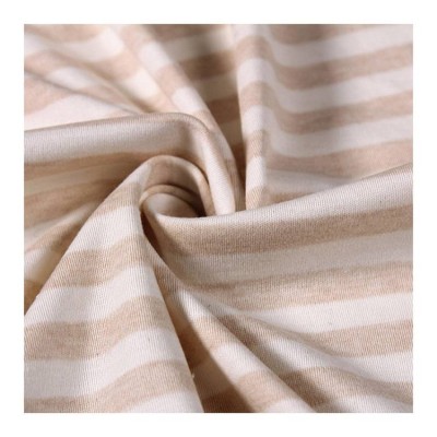 Yarn Dyed Wholesale Baby Cotton Jersey Fabric Single Jersey 100% Cotton Fabric