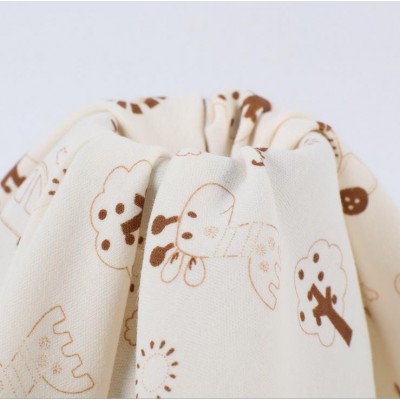 High Quality New Style Soft Hand Feeling Amazon Supplier Start Gots Organic 100% Cotton Printed Fabric For Baby Clothing